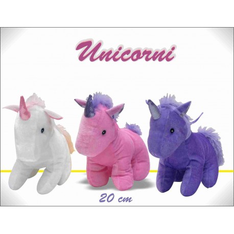 UNICORNO 20 CM 3 COL