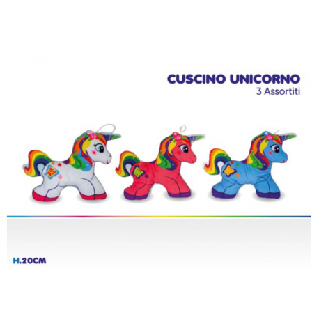 UNICORNO STAMPATO 20 CM