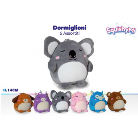 DORMIGLIONI SQUISHY 6 ASS CM 14